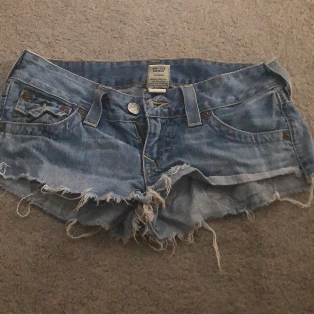 True Religion denim shorts